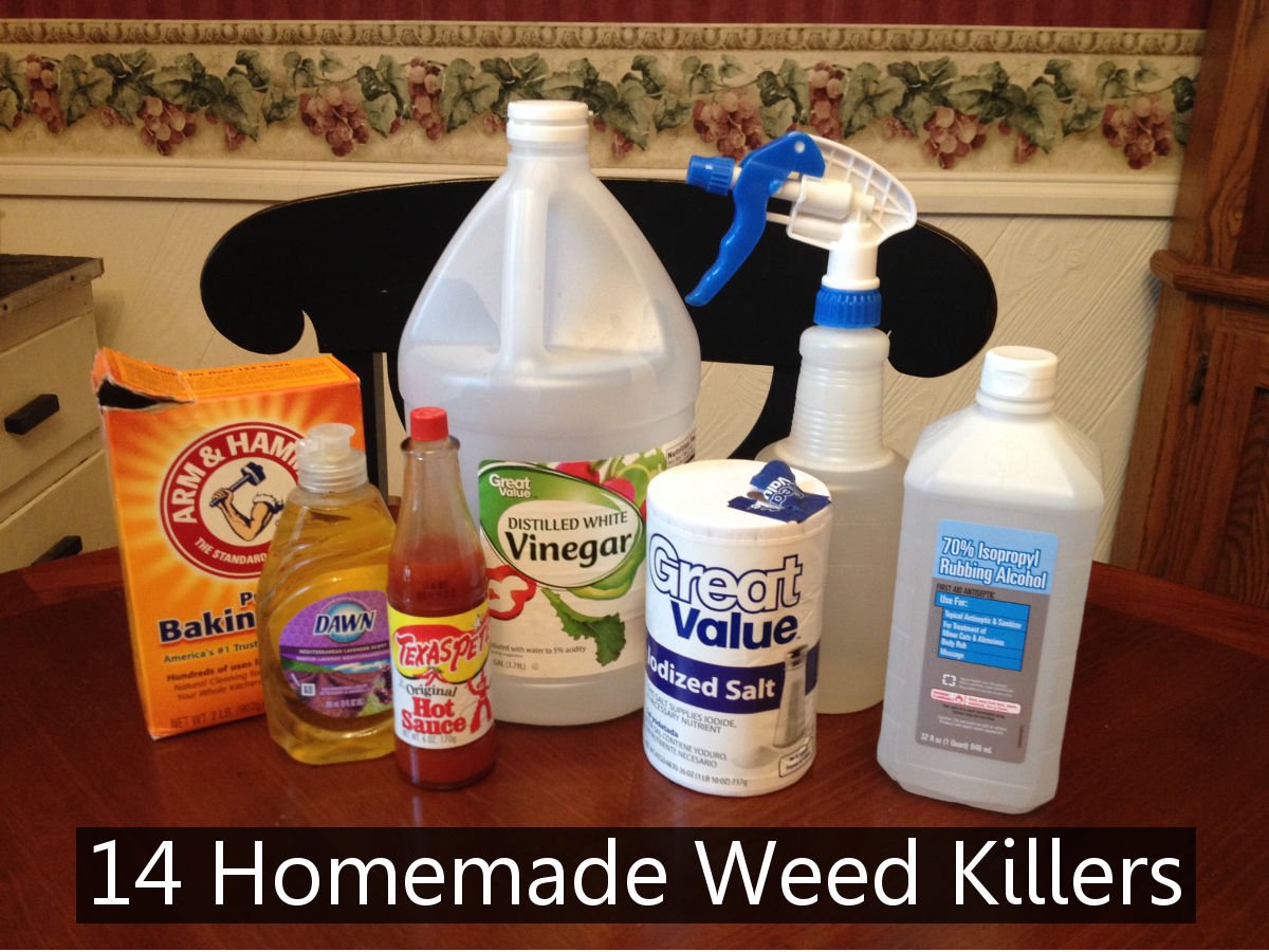 Ingredients to make homemade weed killers